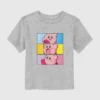 T-shirt con stampa a pannelli di Kirby della Nintendo per bambini piccoli