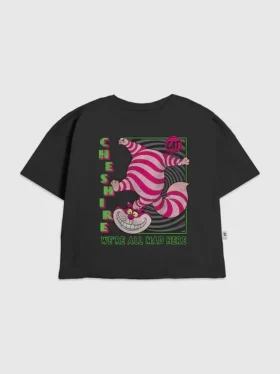 T-shirt con stampa "Alice nel Paese delle Meraviglie" per bambini