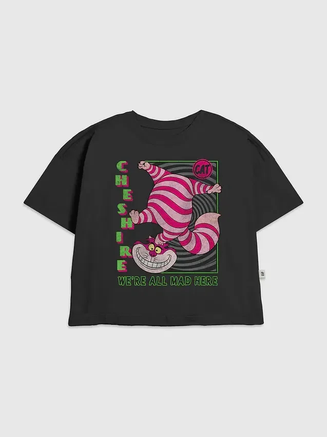 T-shirt con stampa "Alice nel Paese delle Meraviglie" per bambini
