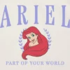 T-shirt con stampa "Ariel Collegiate" per bambini