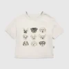 T-shirt con stampa assortita di cuccioli per bambini piccoli