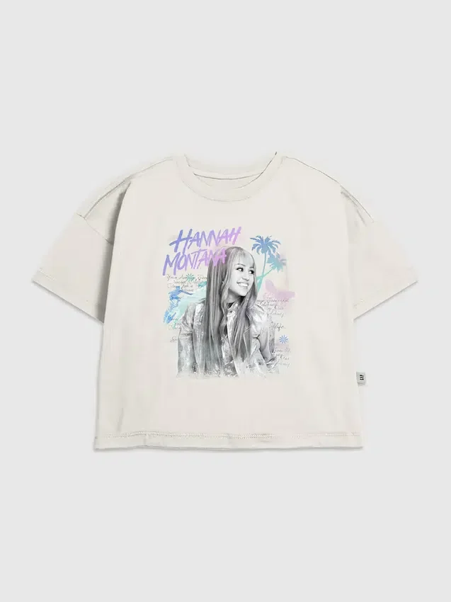 T-shirt con stampa "Beach Vibes" di Hannah Montana per bambini