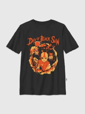 T-shirt con stampa "Black Sun" di "Avatar: L'ultimo dominatore dell'aria" per bambini