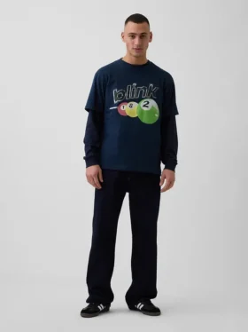 T-shirt con stampa Blink 182 dal taglio comodo