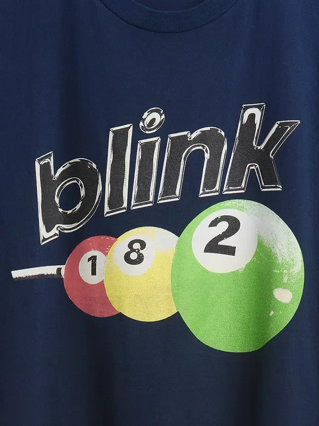 T-shirt con stampa Blink 182 dal taglio comodo