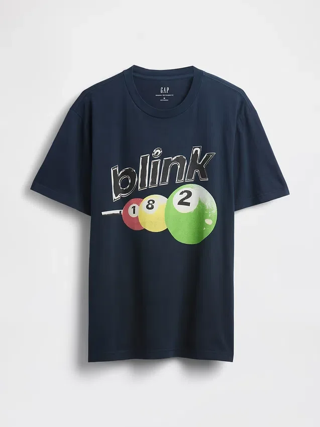 T-shirt con stampa Blink 182 dal taglio comodo