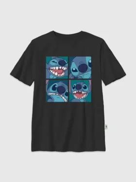 T-shirt con stampa "Box up" di Lilo & Stitch per bambini