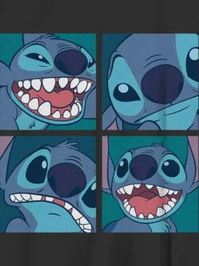 T-shirt con stampa “Box up” di Lilo & Stitch per bambini