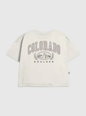 T-shirt con stampa "Colorado Varsity" per bambini