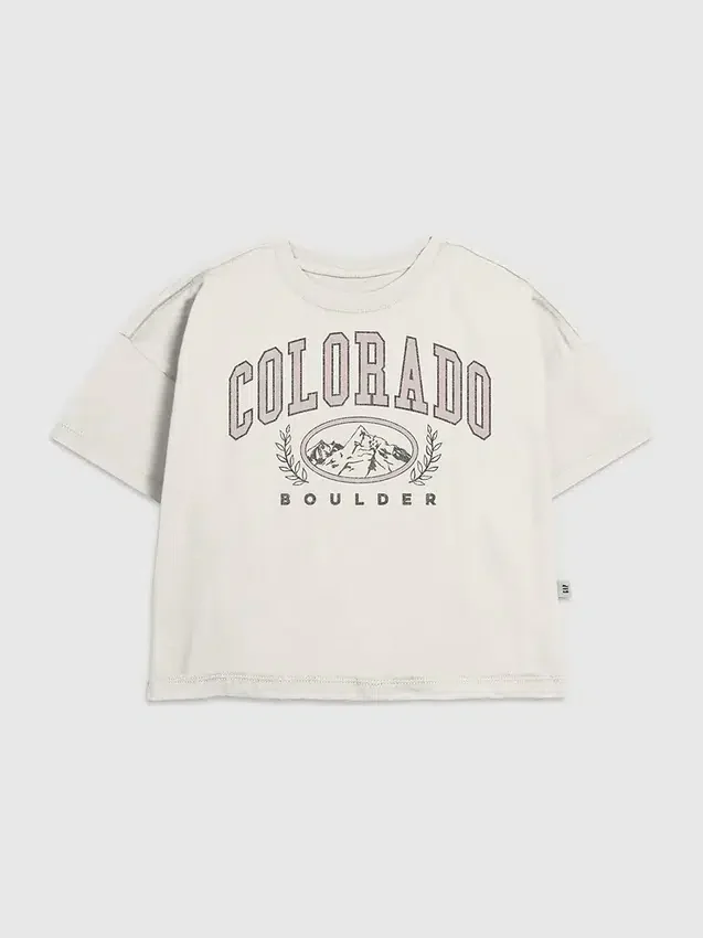T-shirt con stampa "Colorado Varsity" per bambini