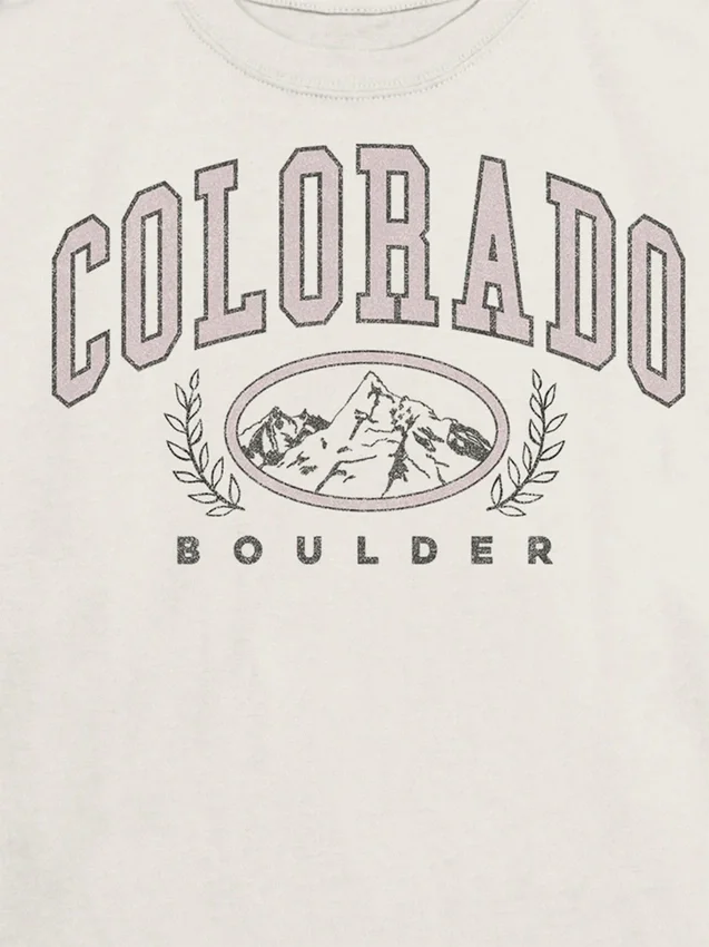 T-shirt con stampa "Colorado Varsity" per bambini