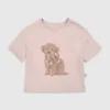 T-shirt con stampa "Doggie Bow" per bambini