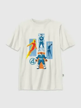 T-shirt con stampa "Fantastic Four Family" per bambini