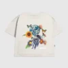T-shirt con stampa floreale spaziale NASA per bambini