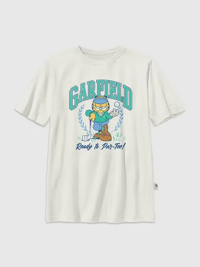 T-shirt con stampa "Garfield Golf" per bambini