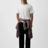 T-shirt con stampa grafica, taglia ampia e tessuto pesante