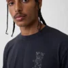 T-shirt con stampa grafica, taglia ampia e tessuto pesante