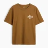 T-shirt con stampa grafica, taglia ampia e tessuto pesante