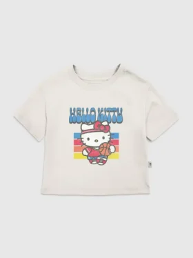 T-shirt con stampa Hello Kitty "Basket" per bambini