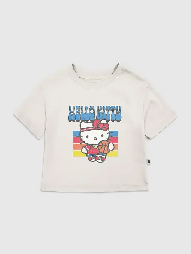 T-shirt con stampa Hello Kitty "Basket" per bambini