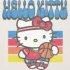 T-shirt con stampa Hello Kitty "Basket" per bambini