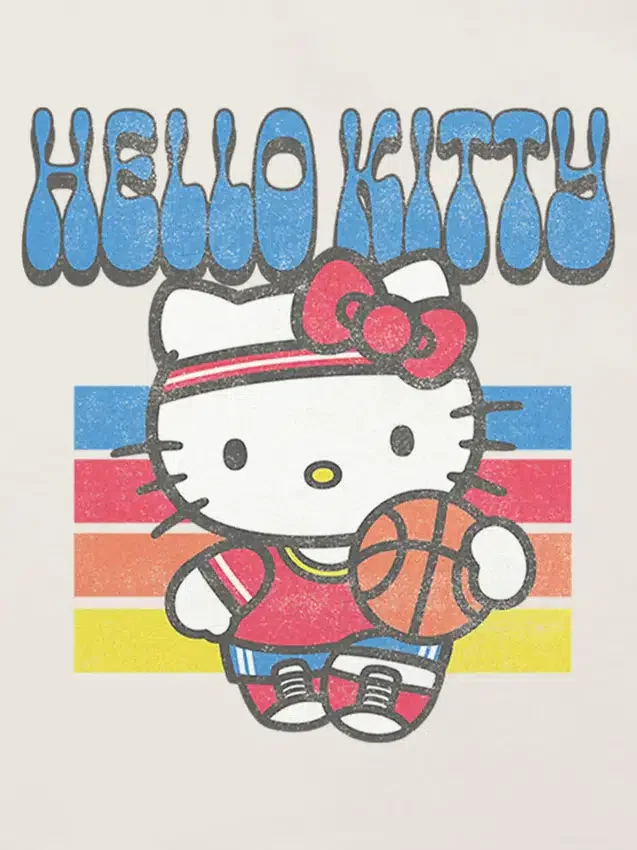 T-shirt con stampa Hello Kitty "Basket" per bambini