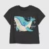 T-shirt con stampa "Its a Whale" per bambini