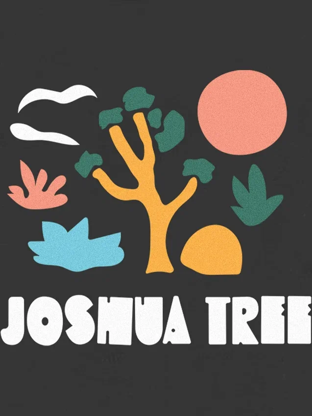 T-shirt con stampa “Joshua Tree” per bambini