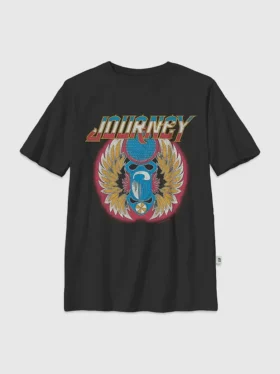 T-shirt con stampa "Journey Scarab Freedom Disco Glow" per bambini