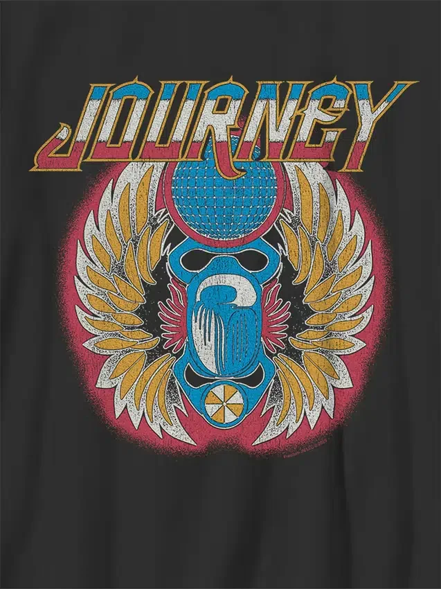 T-shirt con stampa "Journey Scarab Freedom Disco Glow" per bambini