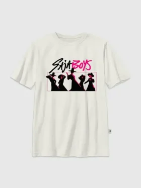 T-shirt con stampa "K-Pop Demon Hunters Saja Boys" per bambini
