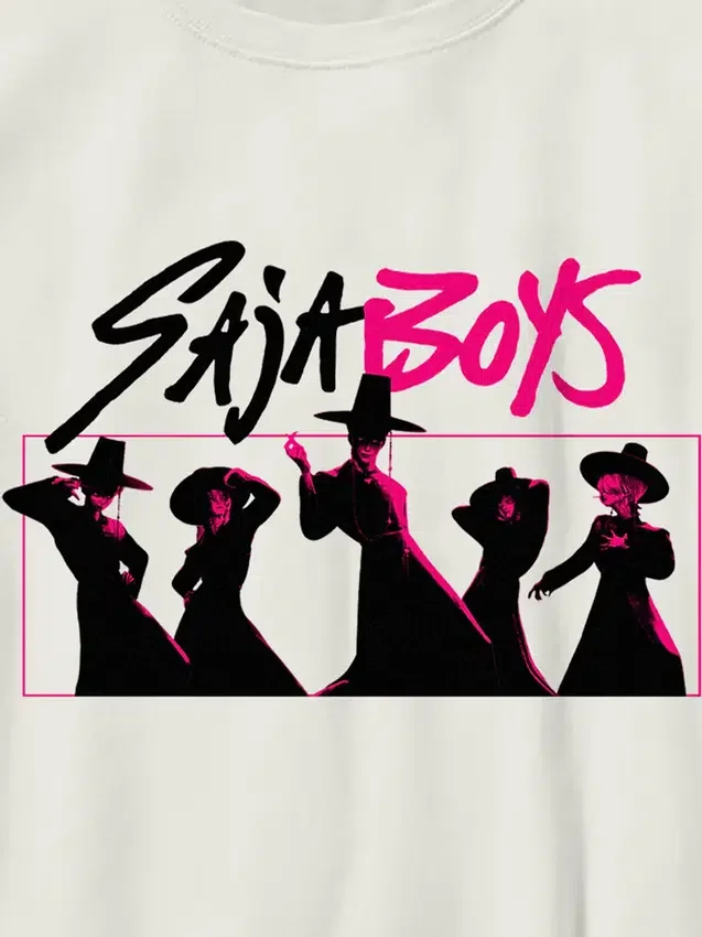 T-shirt con stampa "K-Pop Demon Hunters Saja Boys" per bambini