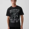 T-shirt con stampa Led Zeppelin dal taglio comodo