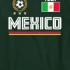 T-shirt con stampa "Maglia da calcio del Messico" per bambini
