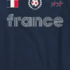 T-shirt con stampa "Maglia da calcio della Francia" per bambini