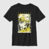 T-shirt con stampa manga Pikachu per bambini