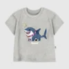 T-shirt con stampa "Marvel Rivals Jeff the Shark" per bambini piccoli
