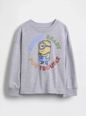 T-shirt con stampa Minion per neonato & bebè