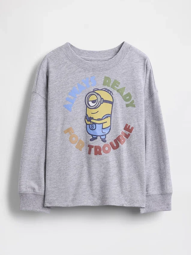 T-shirt con stampa Minion per neonato & bebè