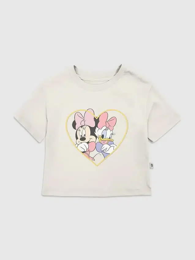 T-shirt con stampa “Minnie e Daisy, migliori amiche” per bambini piccoli