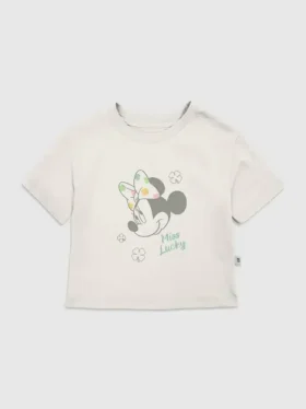 T-shirt con stampa Minnie Mouse “Miss Lucky” per bambini