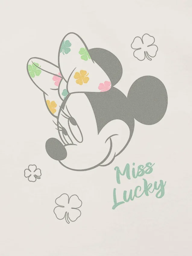 T-shirt con stampa Minnie Mouse “Miss Lucky” per bambini