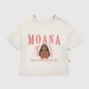 T-shirt con stampa "Moana" in stile college per bambini