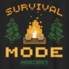 T-shirt con stampa "Modalità Sopravvivenza" di Minecraft per bambini