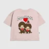 T-shirt con stampa "Monchhichi" per bambini