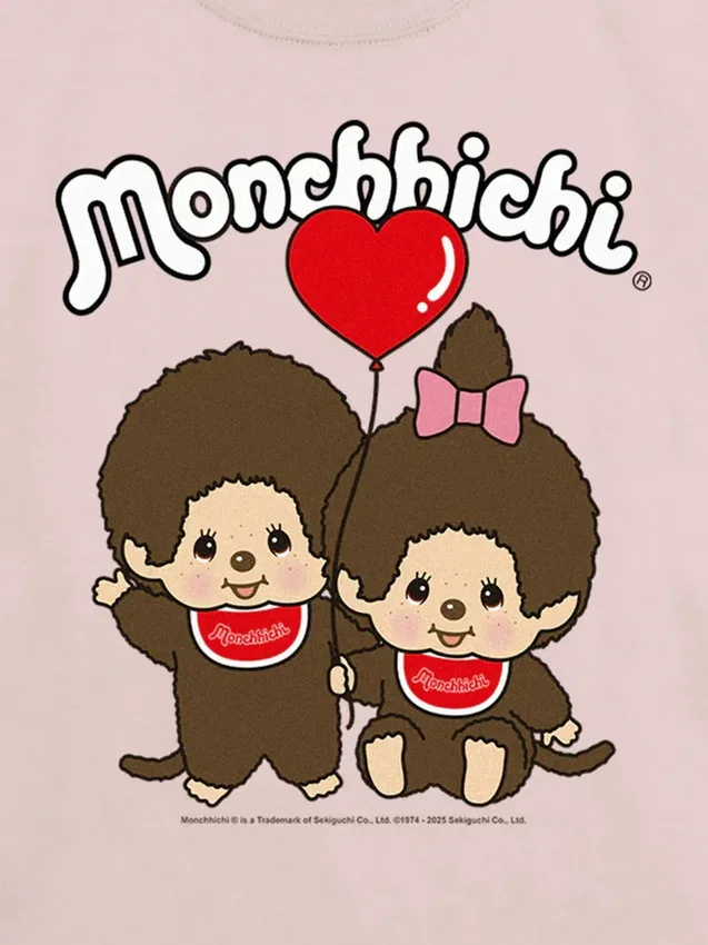 T-shirt con stampa "Monchhichi" per bambini