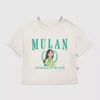 T-shirt con stampa "Mulan Collegiate" per bambini