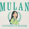 T-shirt con stampa "Mulan Collegiate" per bambini