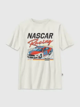 T-shirt con stampa "Nascar Retro Racer" per bambini