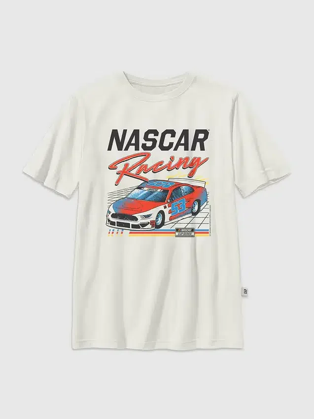 T-shirt con stampa "Nascar Retro Racer" per bambini